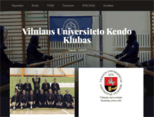 Tablet Screenshot of kendo-vu.lt